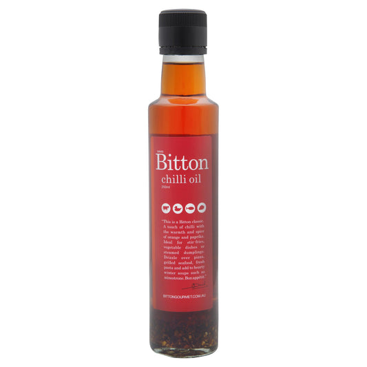 Bitton Chilli Oil 250ml , Grocery-Asian - HFM, Harris Farm Markets
 - 1