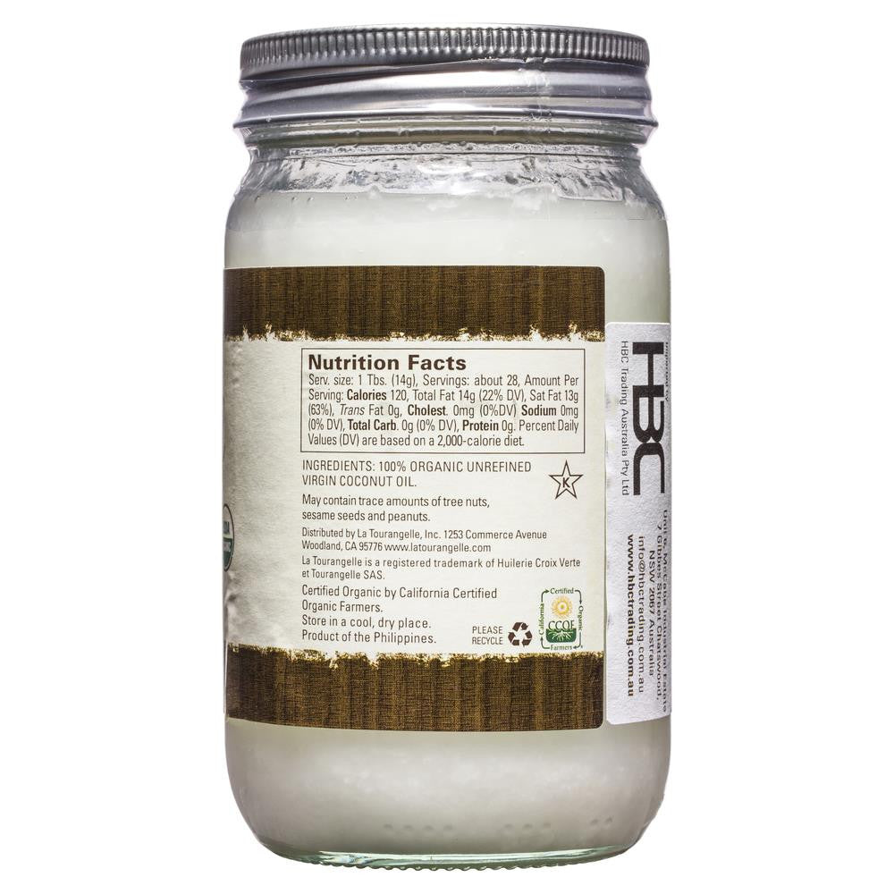La Tourangelle Coconut Oil 414ml , Grocery-Condiments - HFM, Harris Farm Markets
 - 2