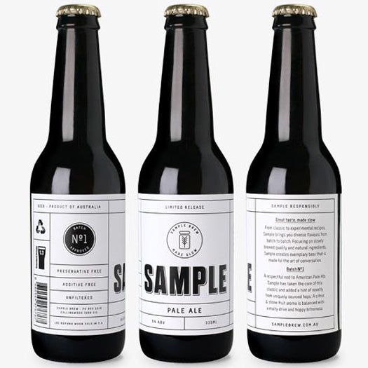 Sample Brew Pale Ale Case 24 x 330ml