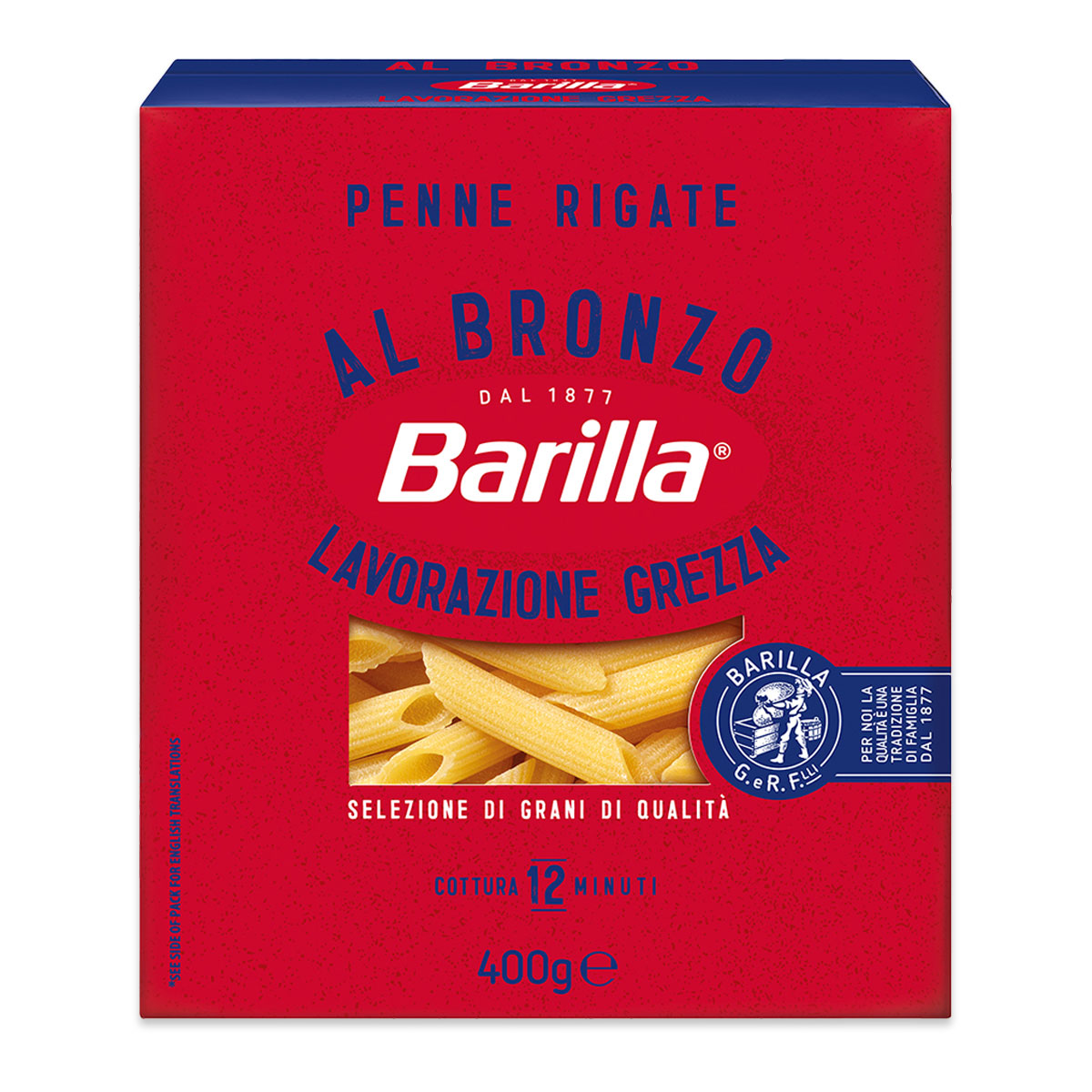 Barilla Al Bronzo Pasta Penne Rigate 400g - Harris Farm Markets