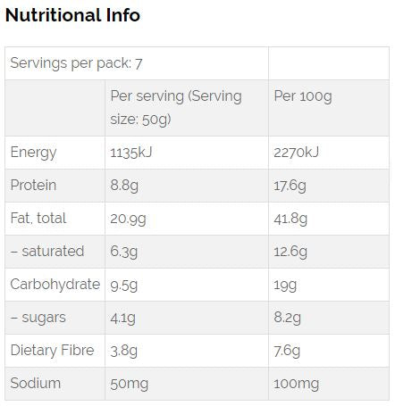 Blue Frog Crunchy Peanut Butter with Cacao and Zesty Raspberries 350g