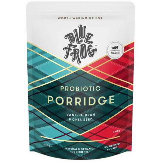 Blue Frog Probiotic Porridge Vanilla Bean and Chia Seed 440g