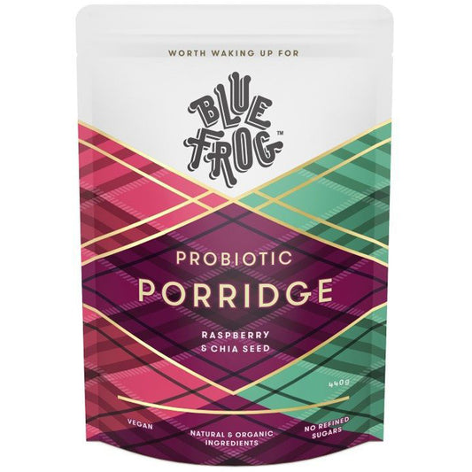 Blue Frog Probiotic Porridge Raspberry and Chia Seed 440g