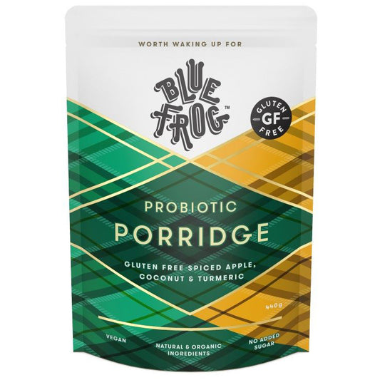 Blue Frog - Probiotic Porridge - G/F Spiced Apple, Coconut, Turmeric (440g)