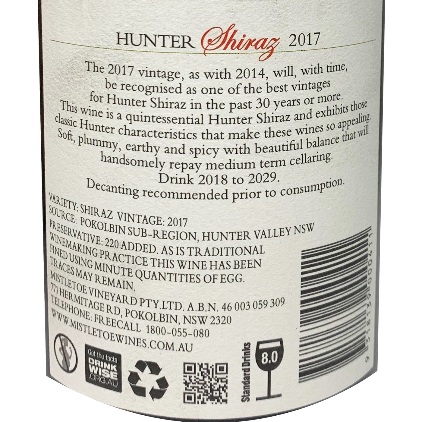 Mistletoe - Shiraz - Hunter Valley, NSW | Harris Farm Online