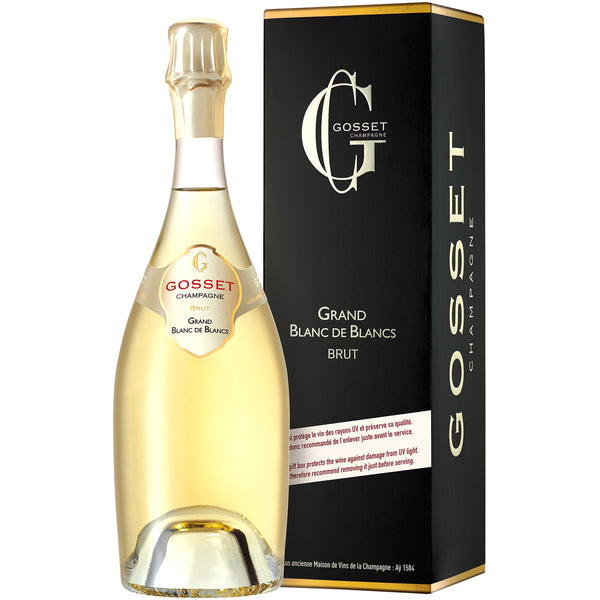 Gosset Champagne NV Grand Blanc de Blanc Brut France Gift Box | Harris Farm Online