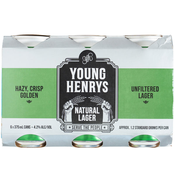 Young Henrys Natural Lager 6pk | Harris Farm Online