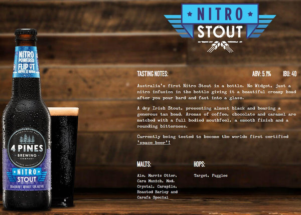 4 Pines Brewing - Beer Nitro Stout | Harris Farm Online