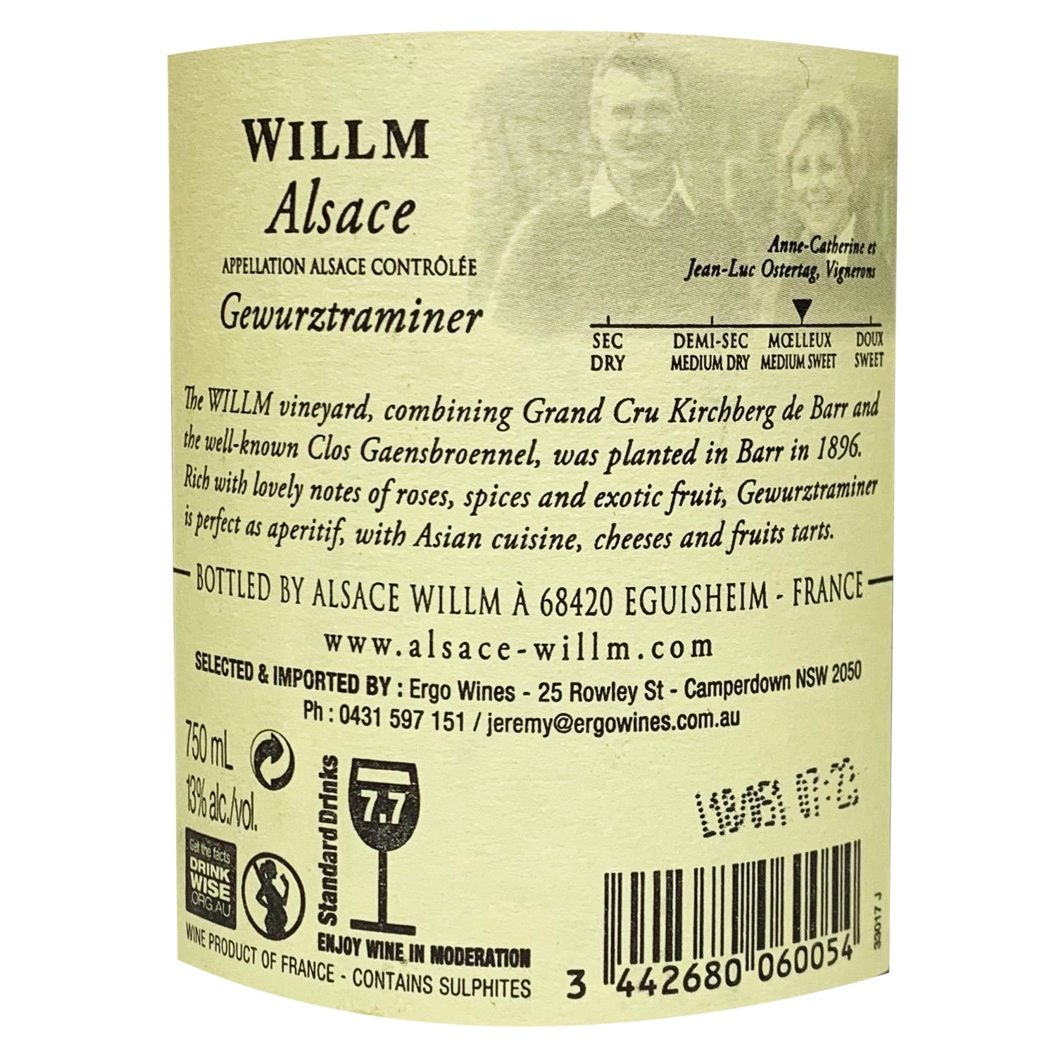Willm Alsace Gewurztraminer Re'serve Alsace France | Harris Farm Online