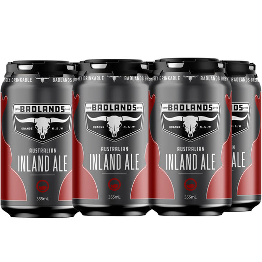Badlands Brewery Inland Ale 6 x 355ml | Harris Farm Online