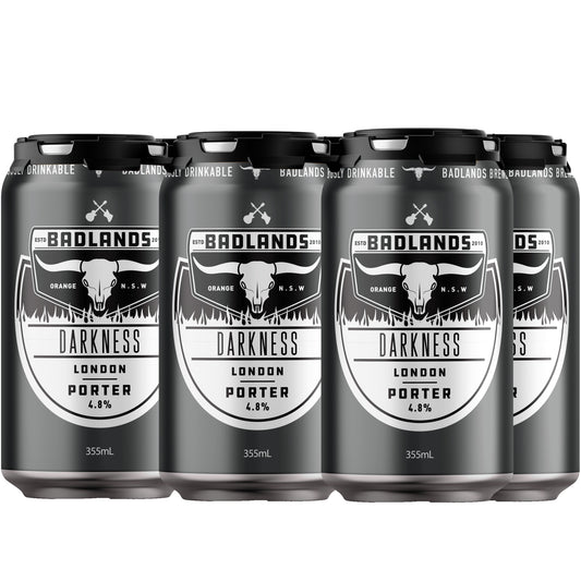 Badlands Brewery Darkness London Porter 6pk | Harris Farm Online