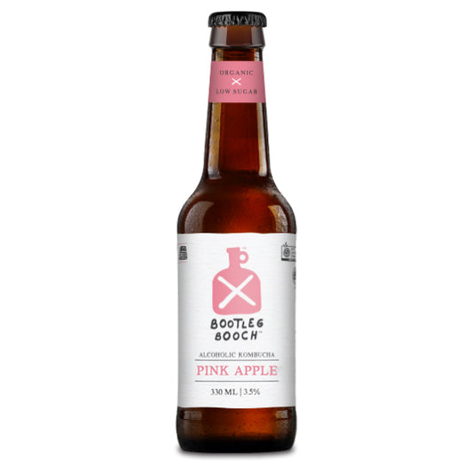 Bootleg Booch - Alcoholic Kombucha - Pink Apple | Harris Farm Online