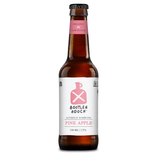 Bootleg Booch - Alcoholic Kombucha - Pink Apple | Harris Farm Online