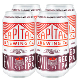Capital Brewing Evil Eye Red IPA 4x375ml