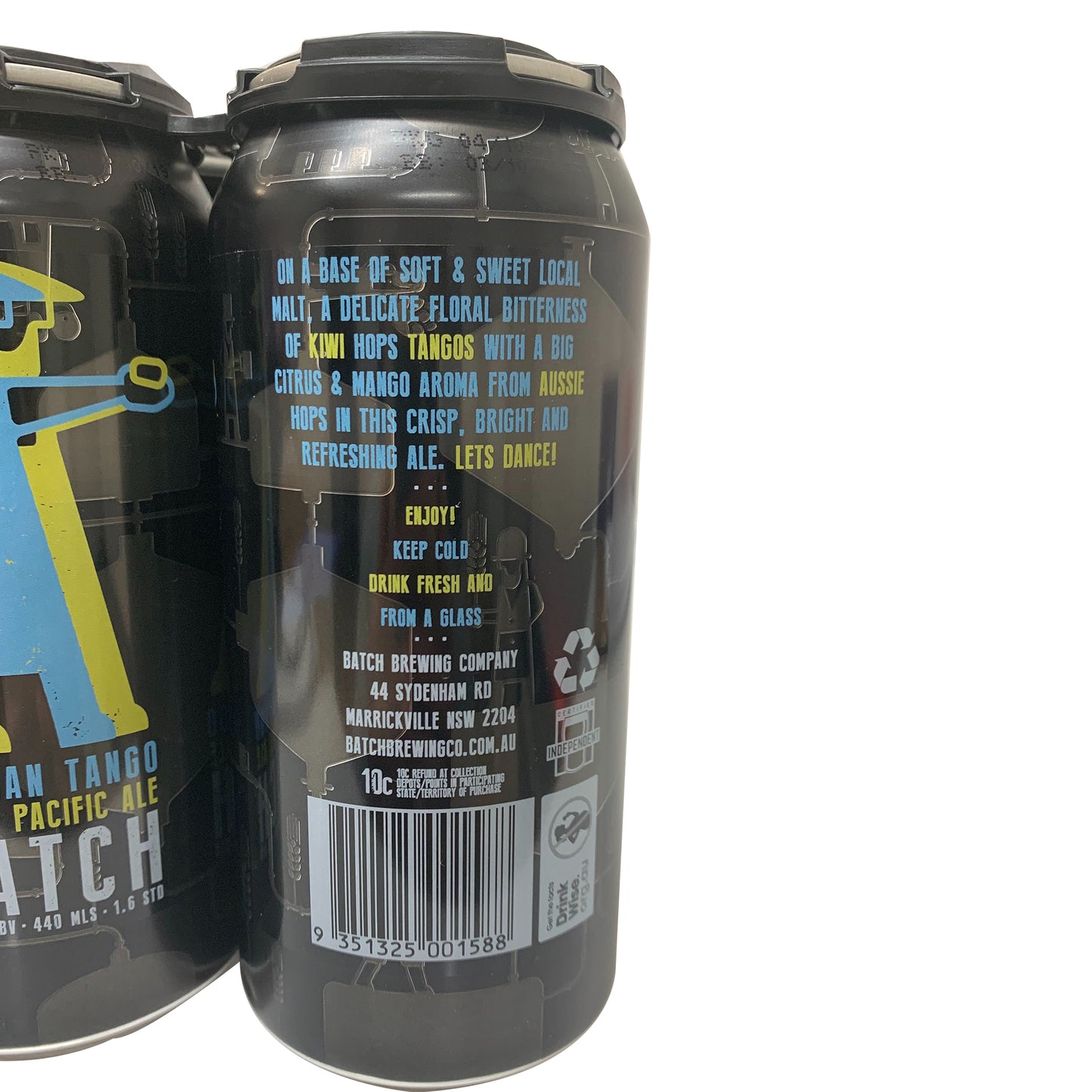 Batch Brewing Co. Tasman Tango South Pacific Ale 4 x 440ml