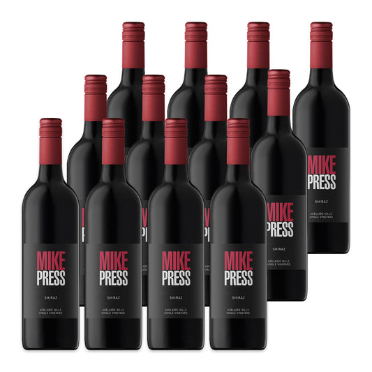 Mike Press Shiraz Adelaide Hills SA Case 12 x 750ml | Harris Farm Online