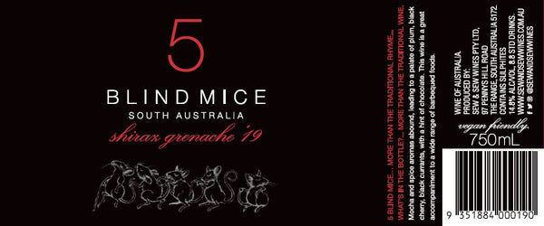 5 Blind Mice Shiraz Grenache Case | Harris Farm Online