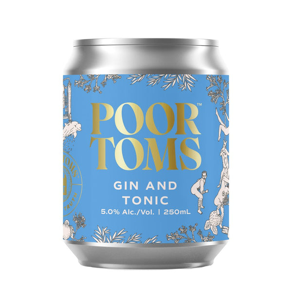 Poor Toms Gin and Tonic Case 24 x 250mL