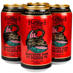 The Grifter Brewing Co Serpents Kiss Watermelon Pilsner 4 x 375ml | Harris Farm Online