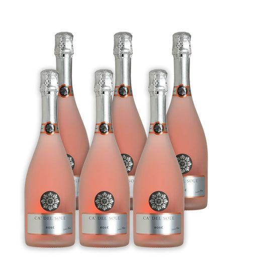 Ca' Del Sole Sparkling Rose Spumante Veneto Italy 6 x 750ml | Harris Farm Online