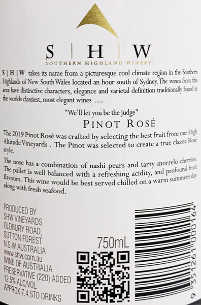 Southern Highlands Winery Pinot Rose | Harris Farm Online