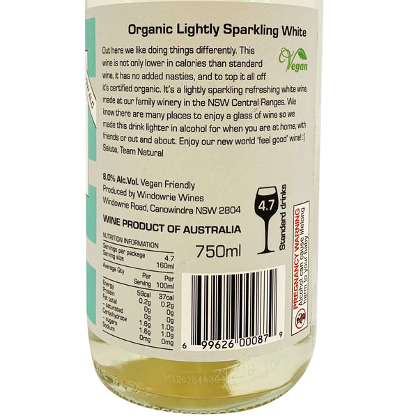 The Natural Wine Co Organic Lightly Sparkling White | Harris Farm Online