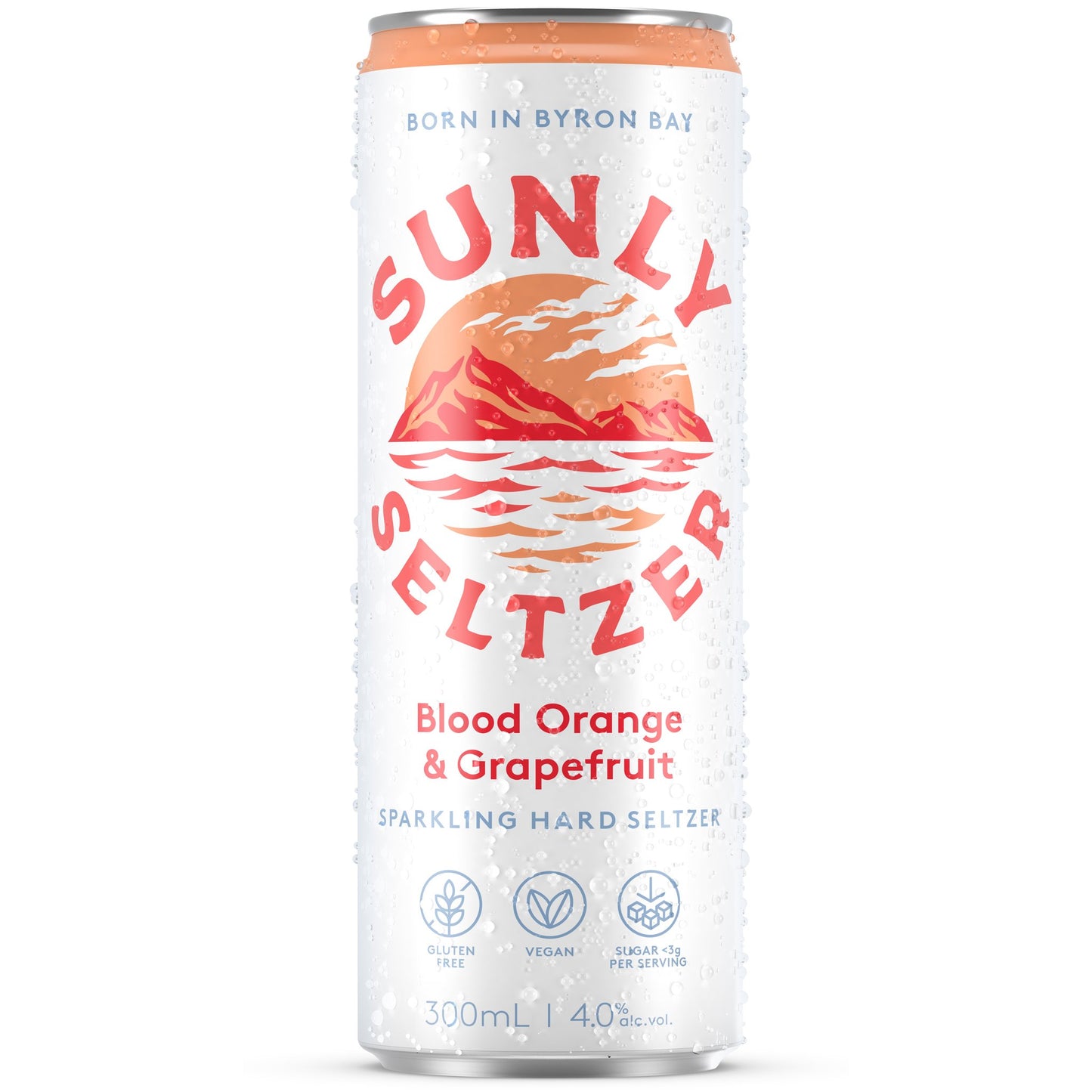 Sunly Seltzer Blood Orange and Grapefruit Sparkling Hard Seltzer Case  | Harris Farm Online