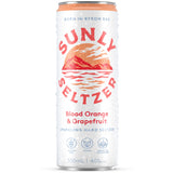 Sunly Seltzer Blood Orange and Grapefruit Sparkling Hard Seltzer Case  | Harris Farm Online