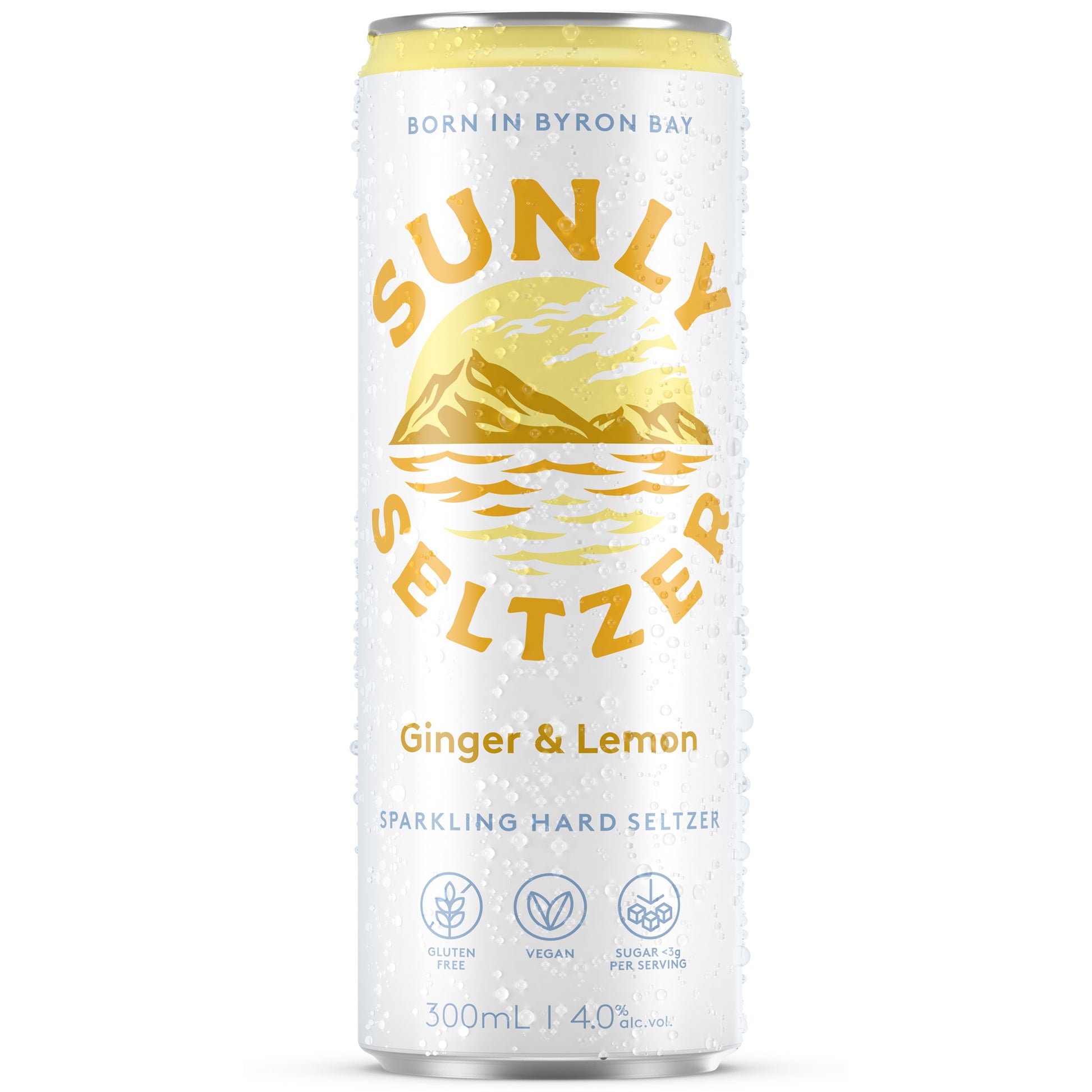 Sunly Seltzer Ginger and Lemon Sparkling Hard Seltzer | Harris Farm Online