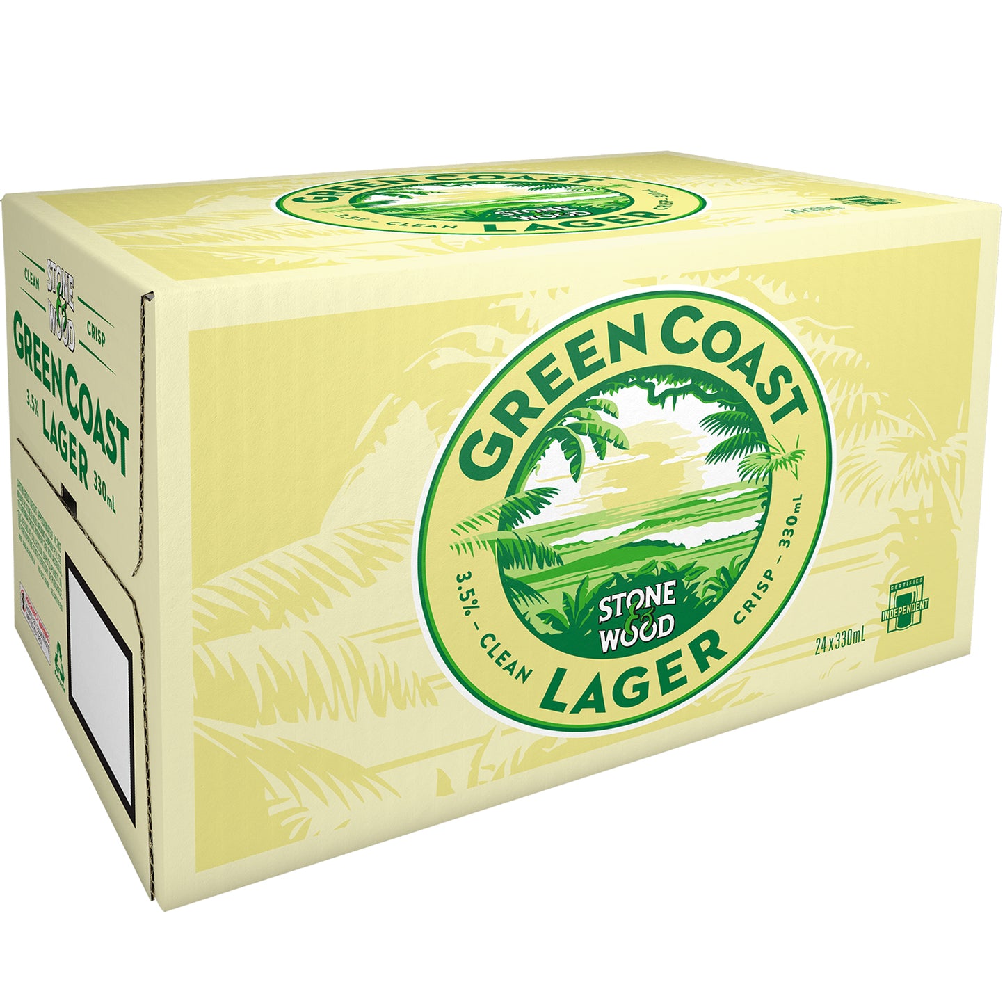 Stone and Wood Green Coast Lager 3.5% Case | Harris Farm Online