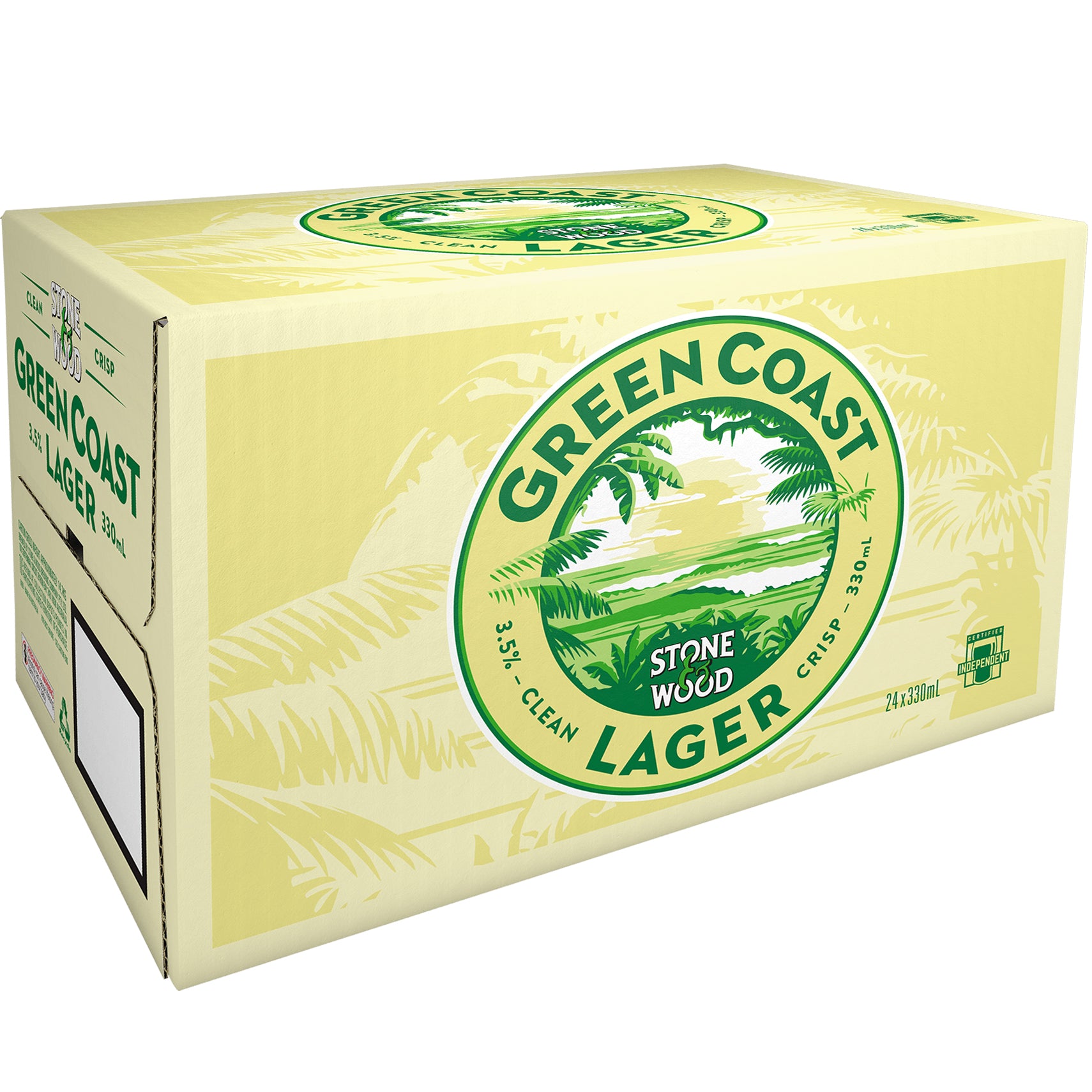 Stone and Wood Green Coast Lager 3.5% Case | Harris Farm Online
