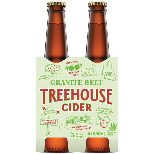 Granite Belt Cider Co. Treehouse Cider 4pk | Harris Farm Online