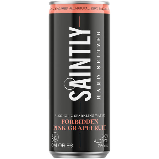 Saintly Seltzer Forbidden Pink Grapefruit | Harris Farm Online