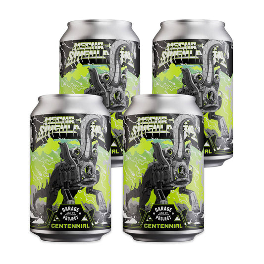 Garage Project Mecha Hop Singularity Centennial 4 x 330ml | Harris Farm Online