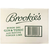 Brookie's Byron Dry Gin and Tonic with Native Finger Lime Case | Harris Farm Online