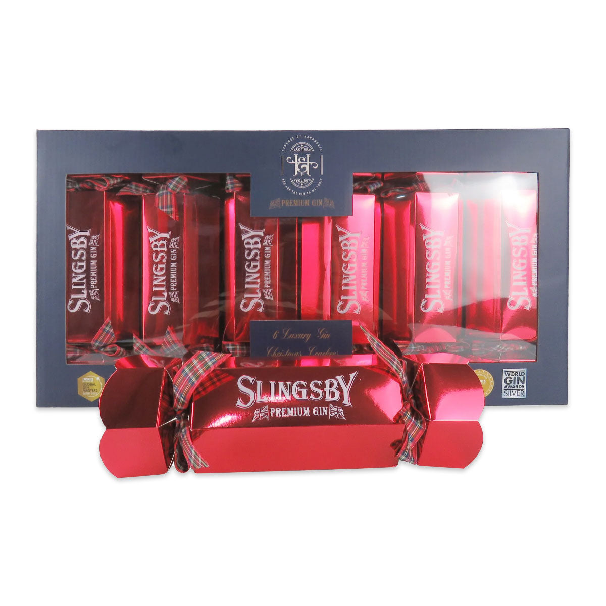 Slingsby Luxury Gin Christmas Crackers 6 x 50ml | Harris Farm Online