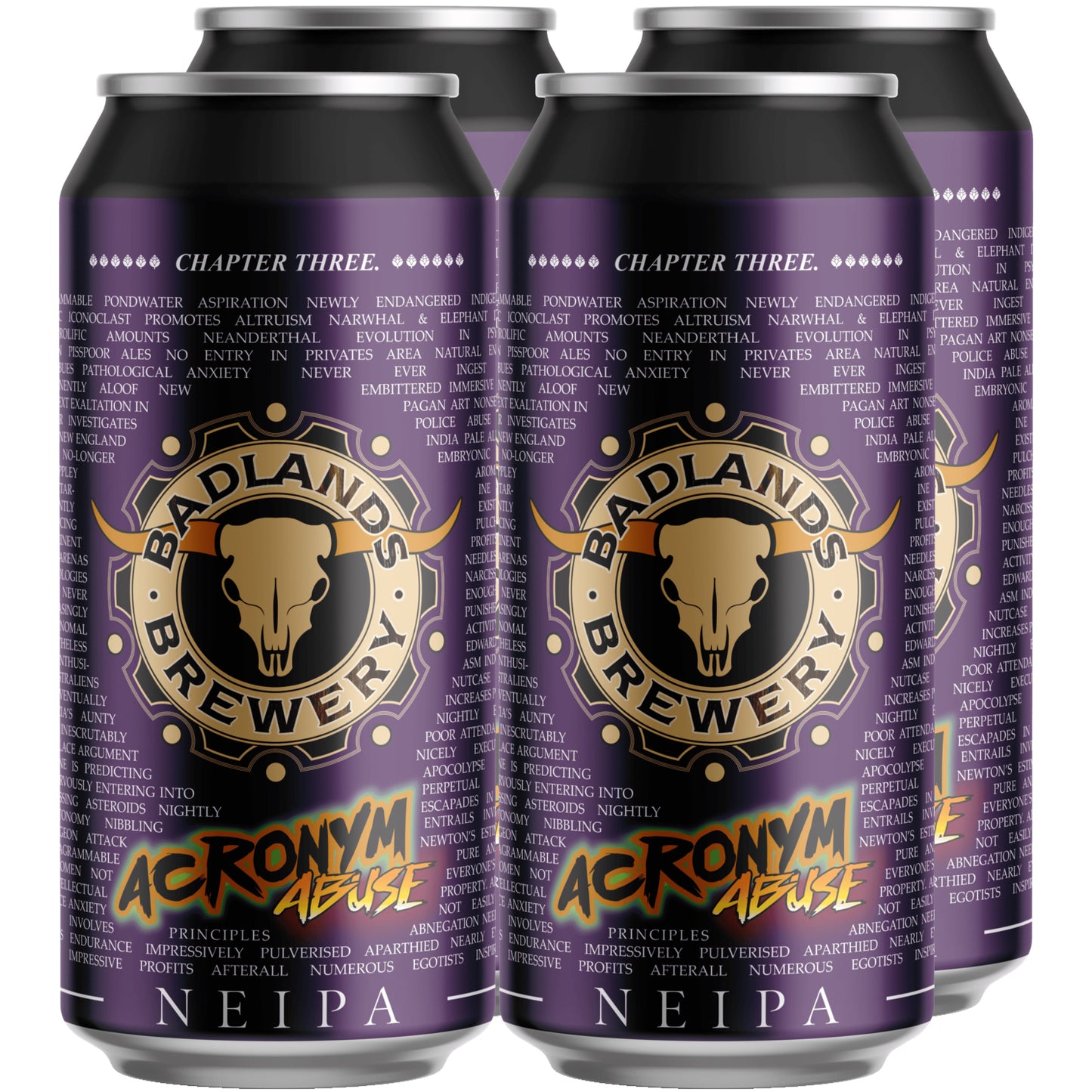Badlands Brewery Acronym Abuse Neipa 4pk | Harris Farm Online