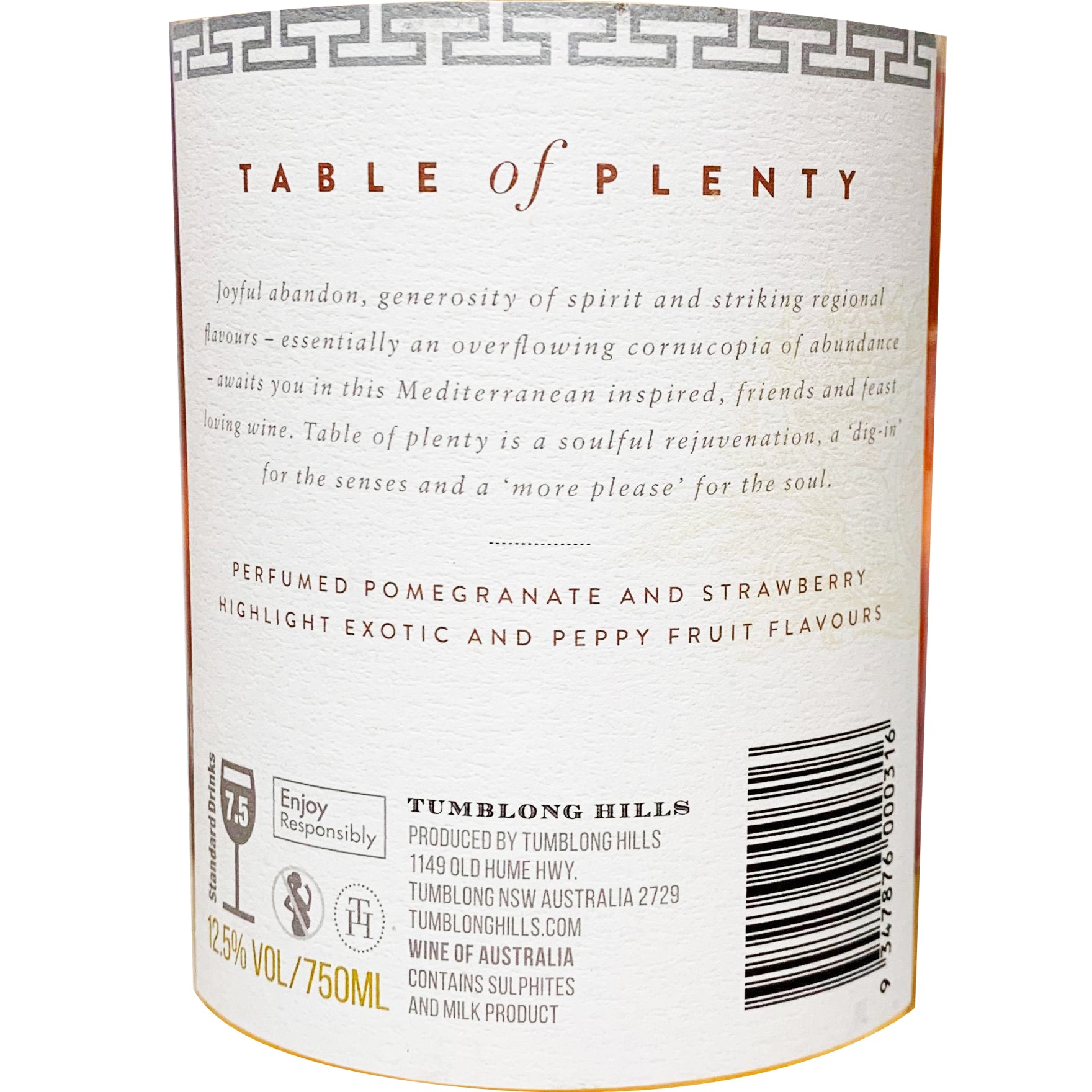 Table of Plenty - Sangiovese Rose - Gundagai, NSW | Harris Farm Online