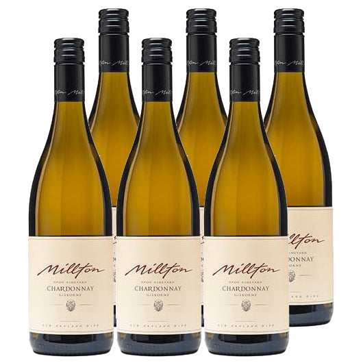 Millton Opou Chardonnay Gisborne NZ Case 6 x 750ml