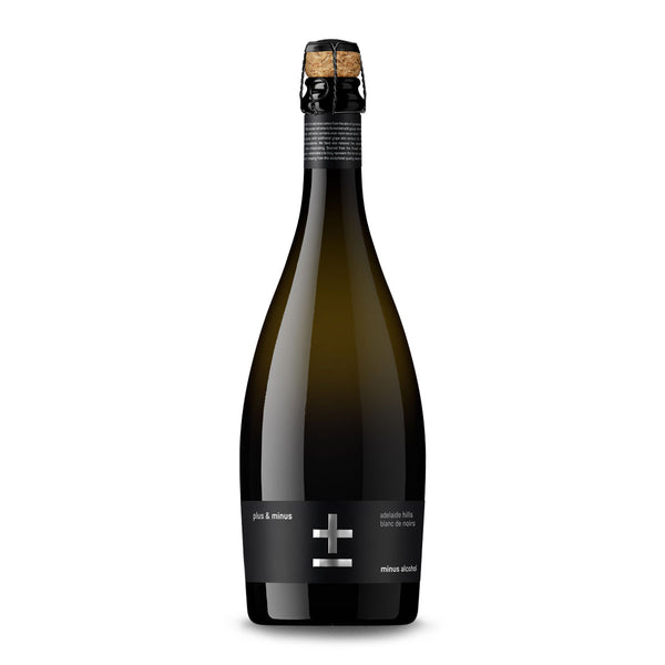 Plus and Minus Zero Alcohol Premium Blanc de Noir Adelaide Hills 750ml | Harris Farm Online