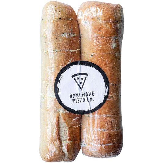 Homemade Pizza Co Garlic Bread Twin Pack | Harris Farm Online
