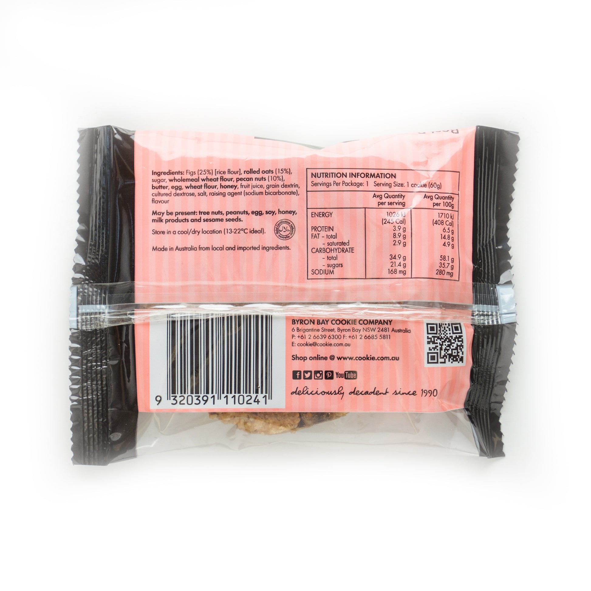 Byron Bay - Cookie - Fig & Pecan | Harris Farm Online
