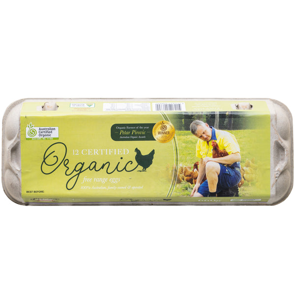  Pirovic Certified Organic Free Range Eggs | Harris Farm Online