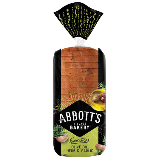 Abbotts Bakery - Bread Olive Oil, Herb and Garlic (750g)