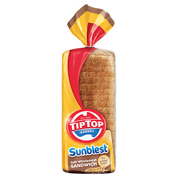 Tip Top Sunblest Soft Wholemeal Sandwich 650g