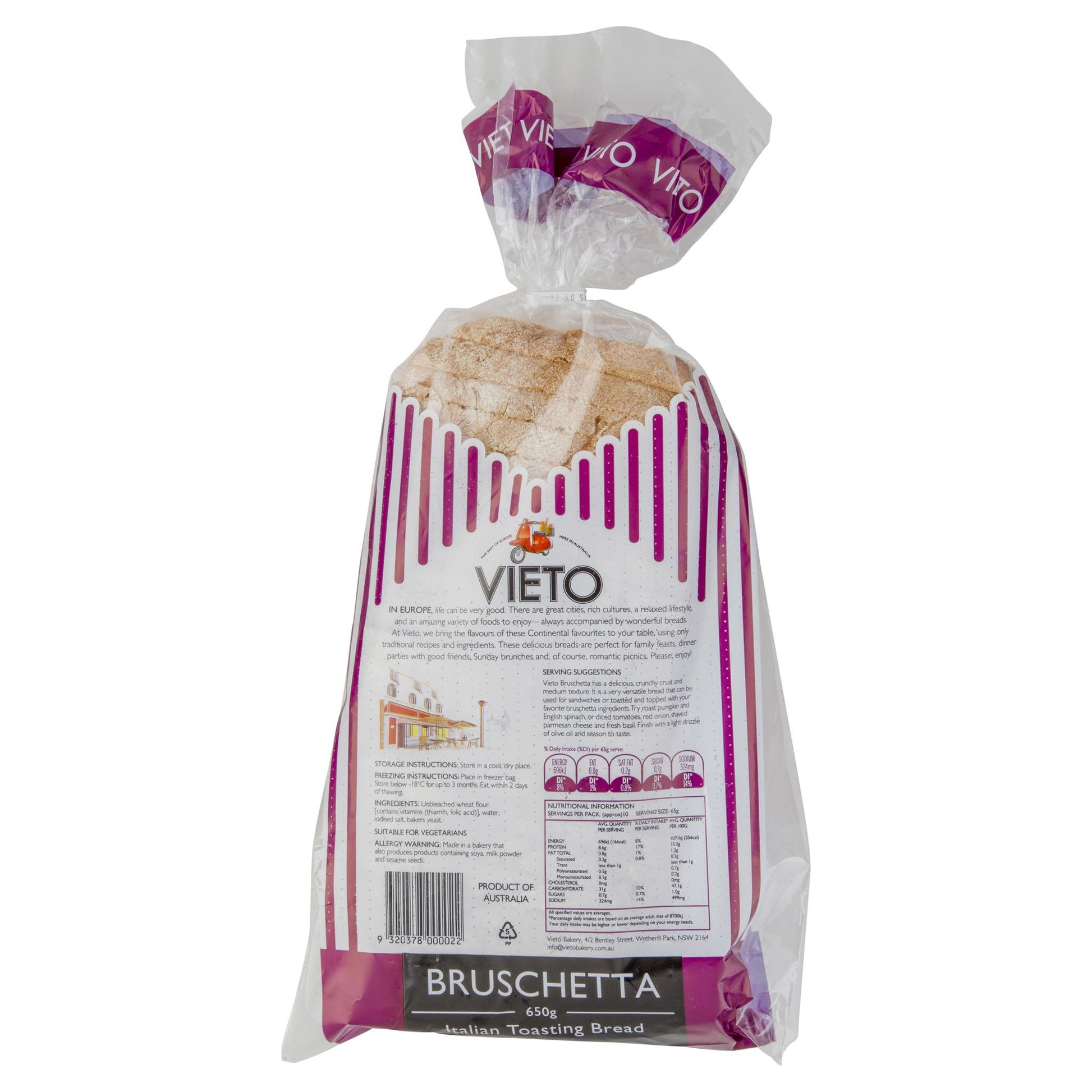 Vieto Bruschetta 650g , Z-Bakery - HFM, Harris Farm Markets
 - 2