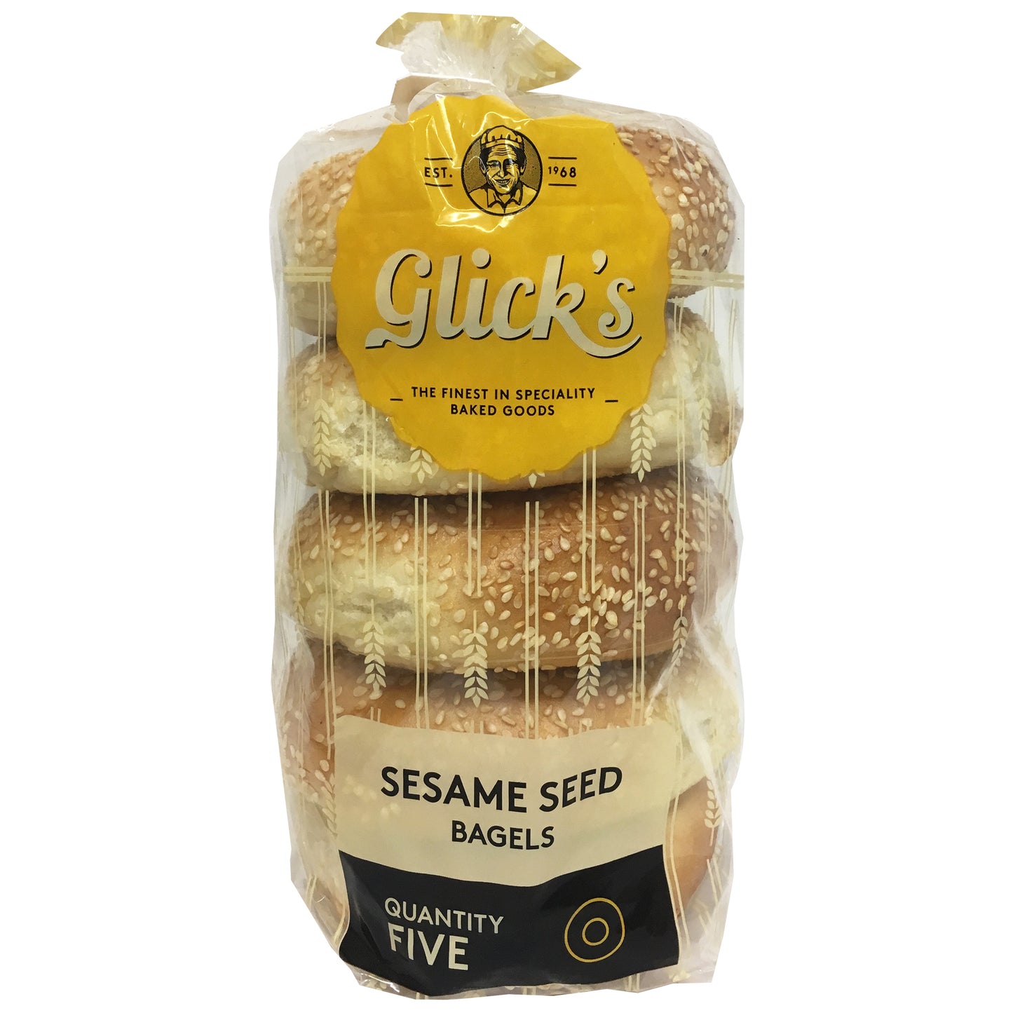 Glicks Sesame Seed Bagels x5