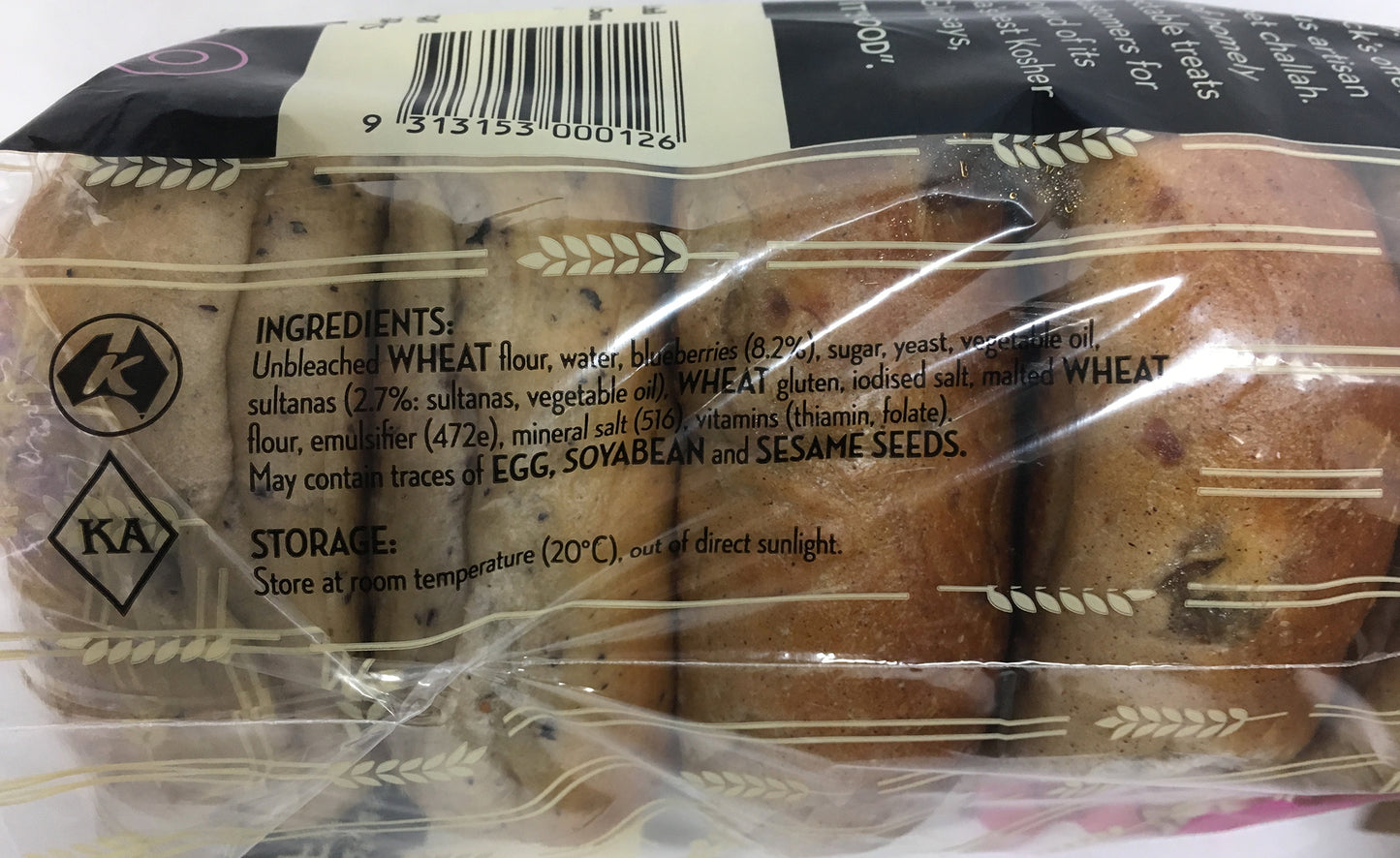 Glicks Mixed Fruit Bagels x5