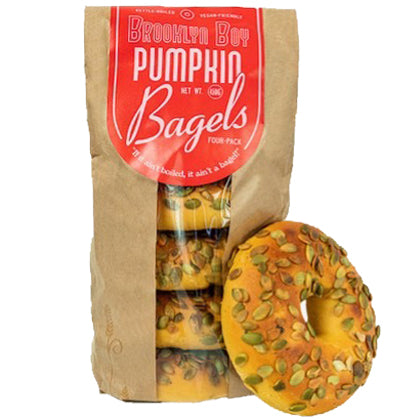 Brooklyn Boy Pumpkin Bagels | Harris Farm Online