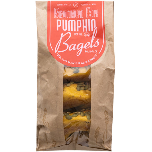 Brooklyn Boy Pumpkin Bagels | Harris Farm Online